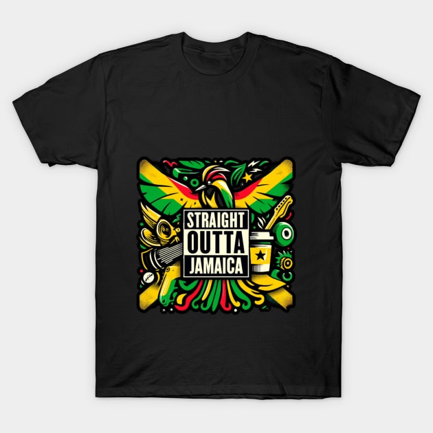 Straight Outta Jamaica T-Shirt by Straight Outta Styles